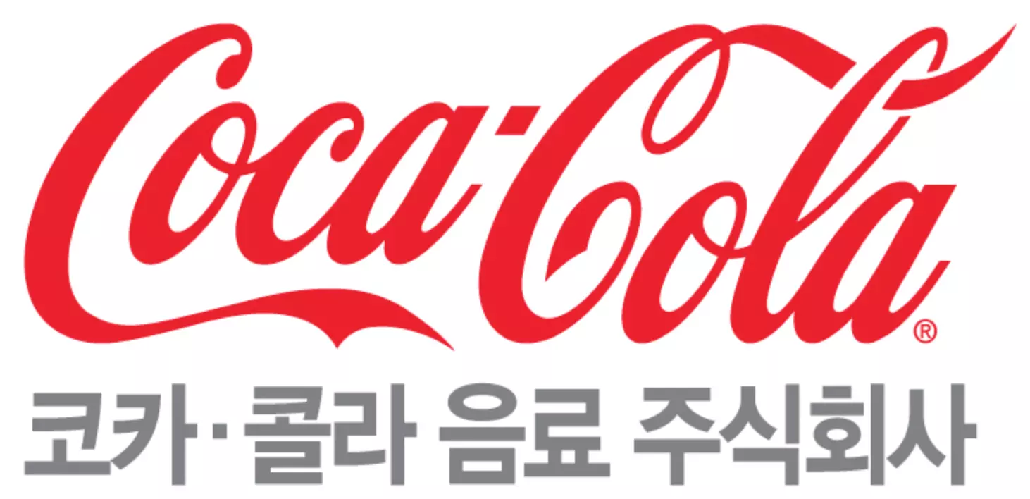 코카콜라음료 기업 아이콘