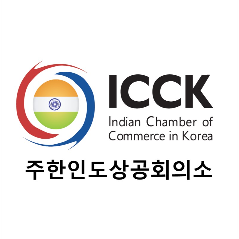 주한인도상공회의소 로고