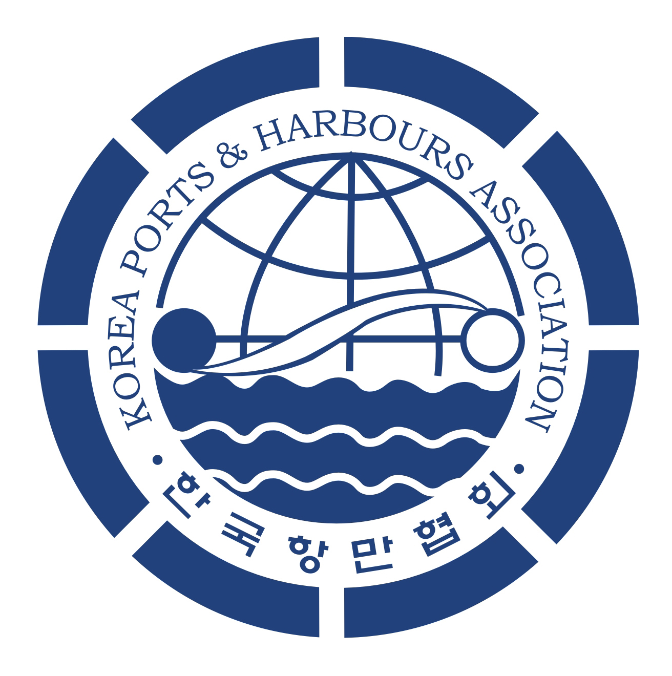 한국항만협회 로고