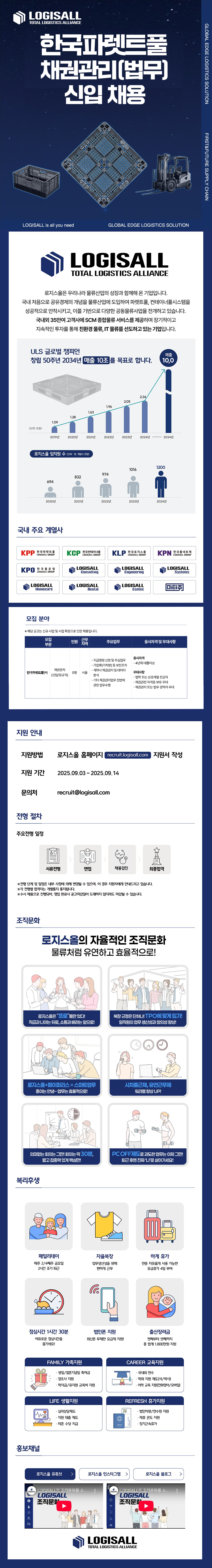 로지스올 채권관리(법무) 신입사원 채용