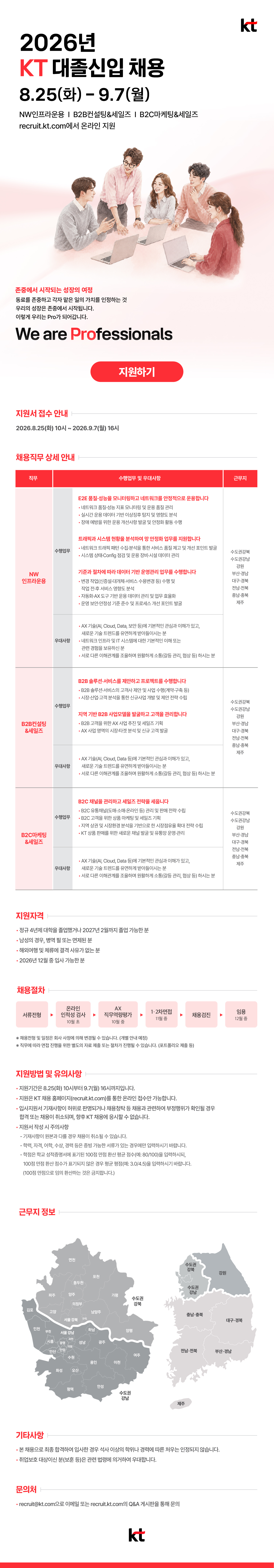 KT 2026년 대졸신입 채용