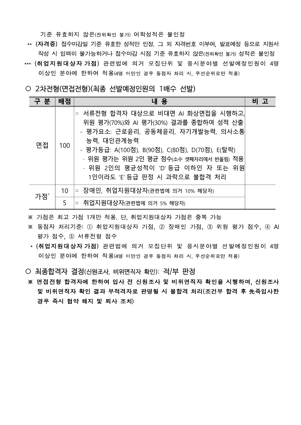 한국수력원자력(KHNP) 2026년도 제2차 체험형 청년인턴 선발
