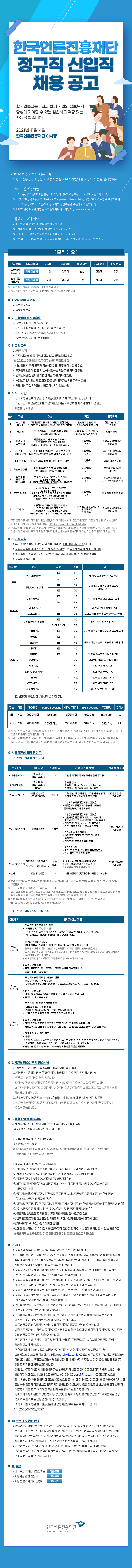 한국언론진흥재단 신입 채용 공고 자기소개서 바로 쓰기 합격 자소서는 자소설닷컴